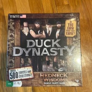 Duck Dynasty Redneck Wisdom Board Game. Based on theTV show, Duck Dynasty.